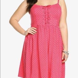 Pink Polka Dot Dress